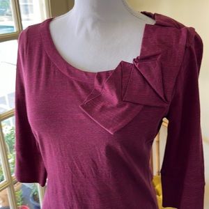 Anthropology 9-HI5 S'CL 3/4 sleeve top-medium